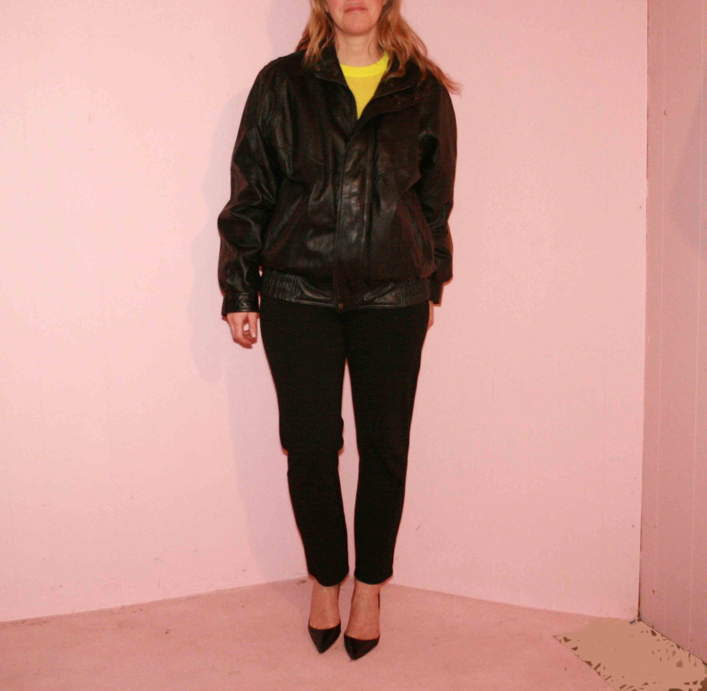 Oversized Leather Coat