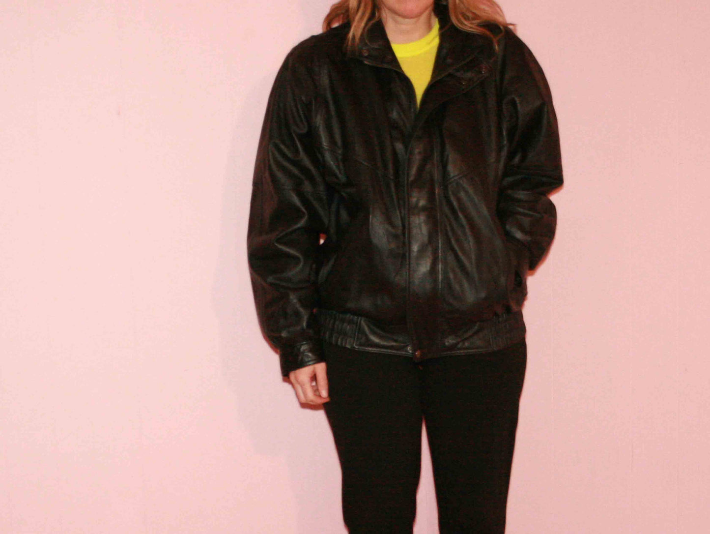 Oversized Leather Coat