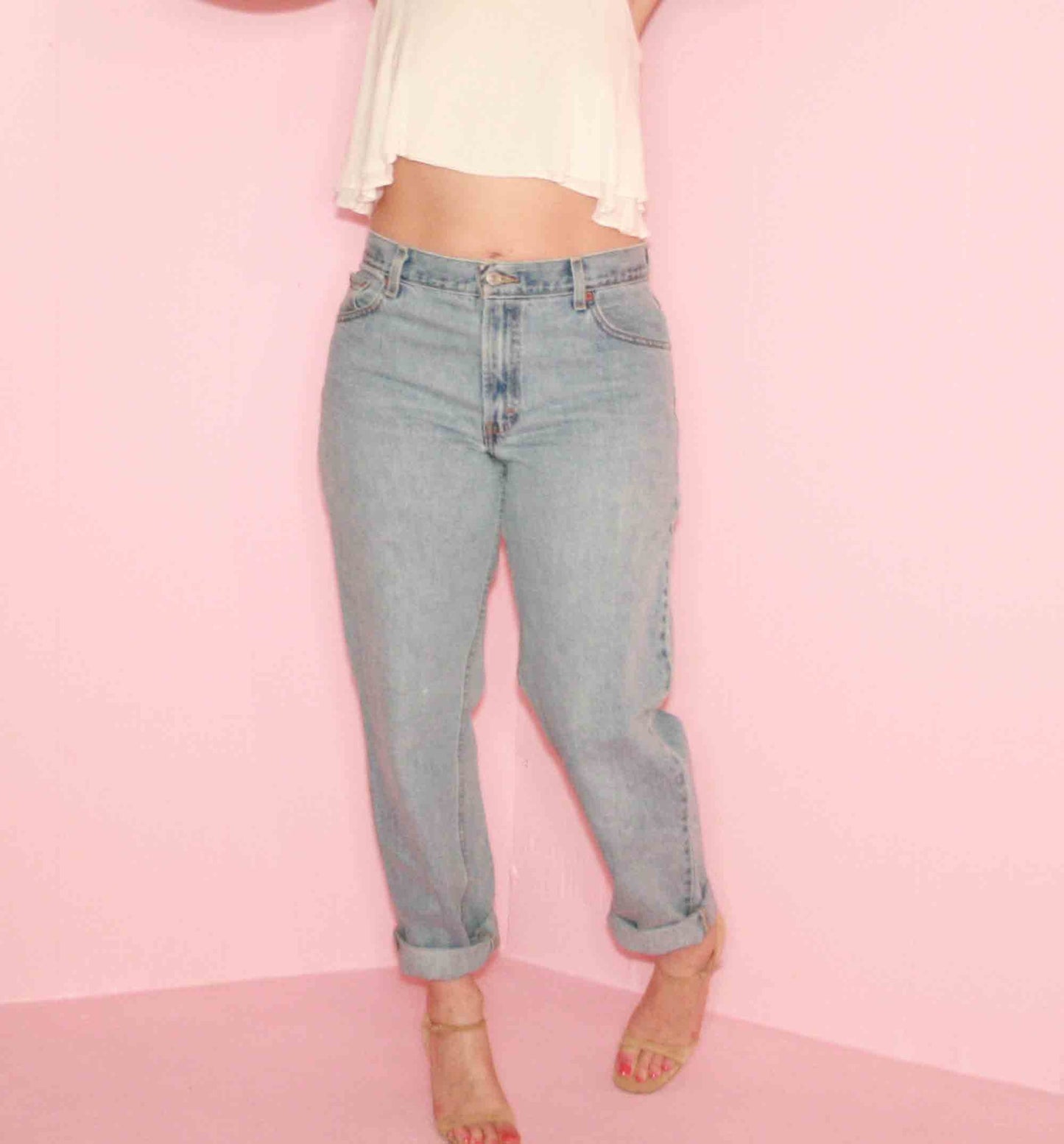 Levis 550 High Waisted Denim