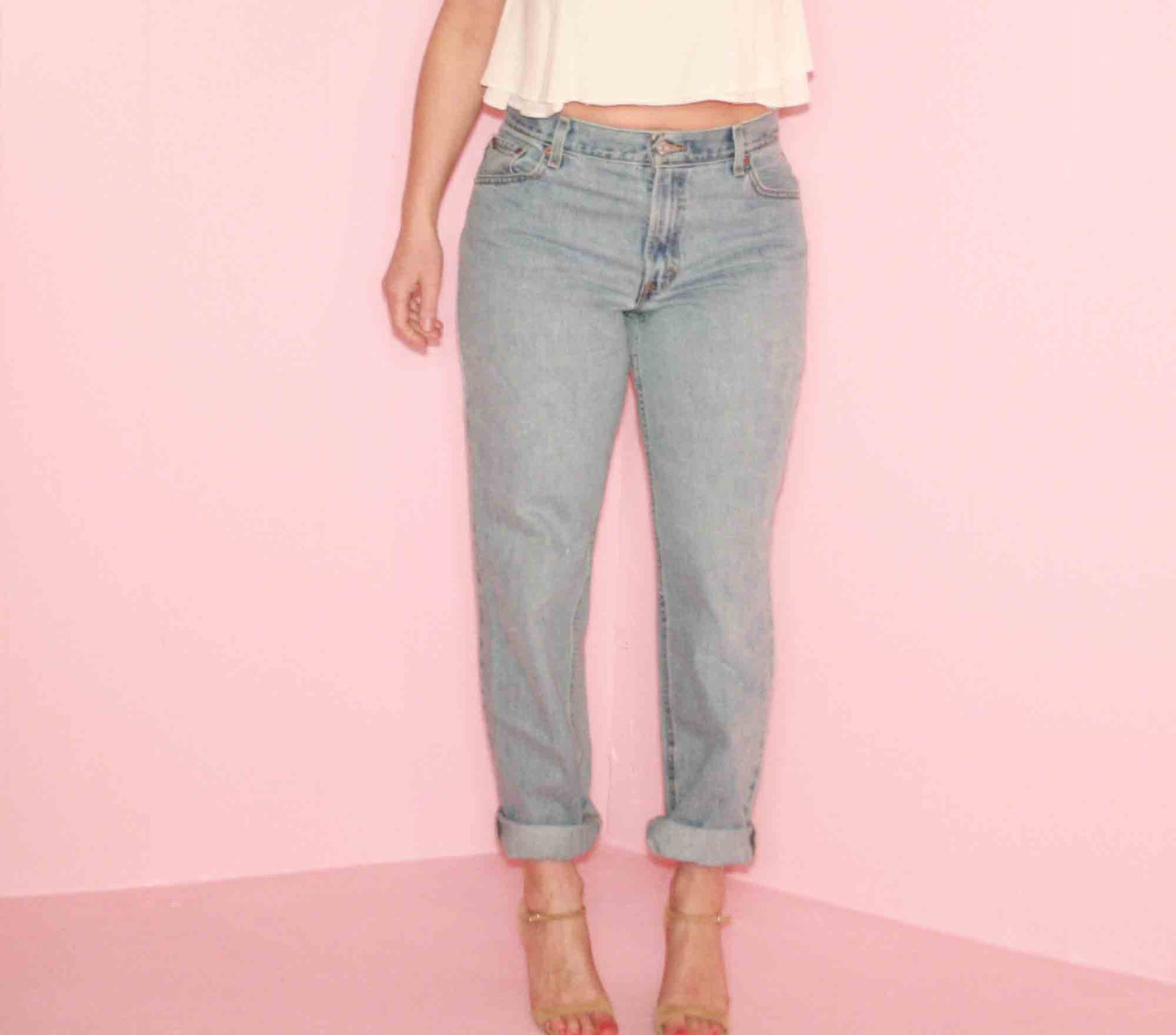 Levis 550 High Waisted Denim