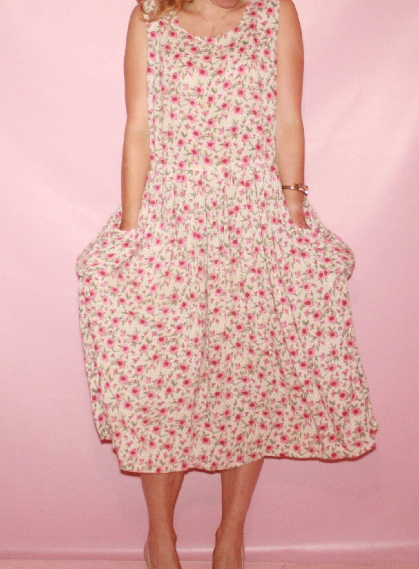 Floral Maxi Dress with Pockets