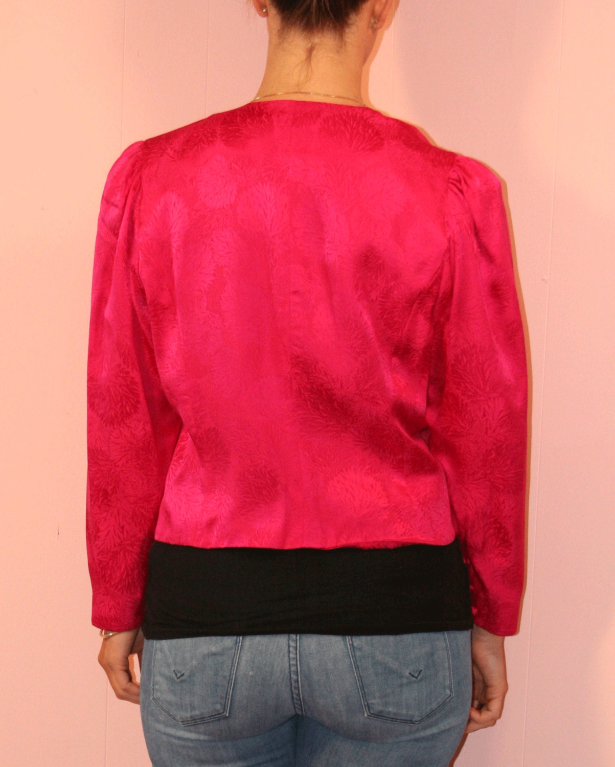 Silk Dress/ Suit/ HOT PINK/ Nordstrom/ Size 10 petite