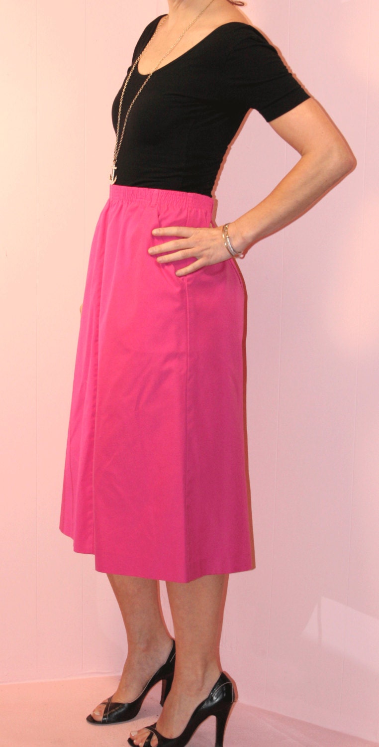 Midi Skirt/Hot PINK/Koret/Size 9