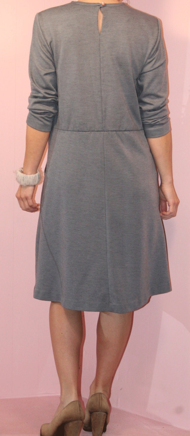 Grey Sweatshirt Dress