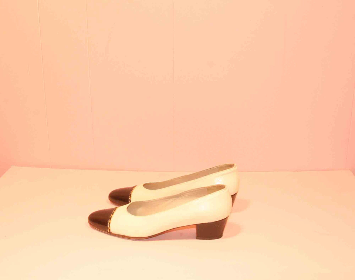 Chanel Black & White Pumps