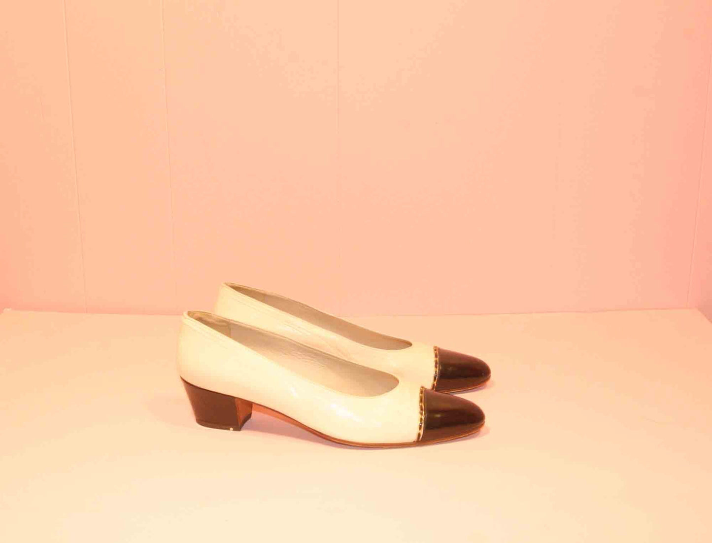 Chanel Black & White Pumps