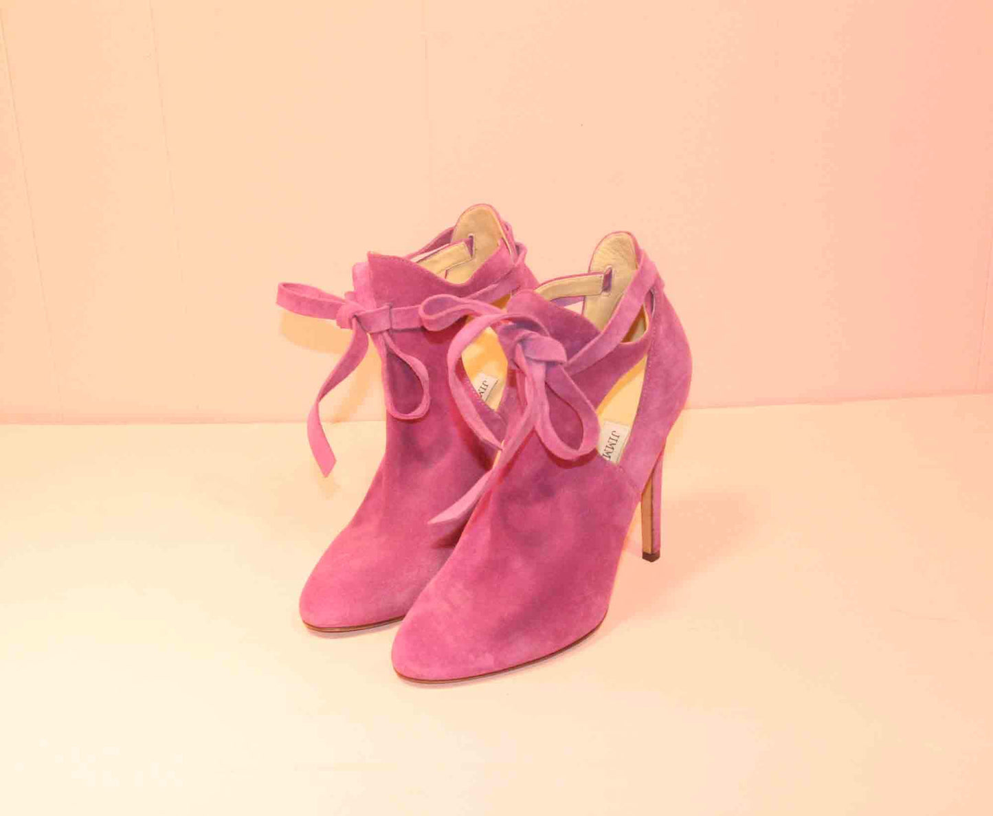 Purple Suede Jimmy Choo Booties