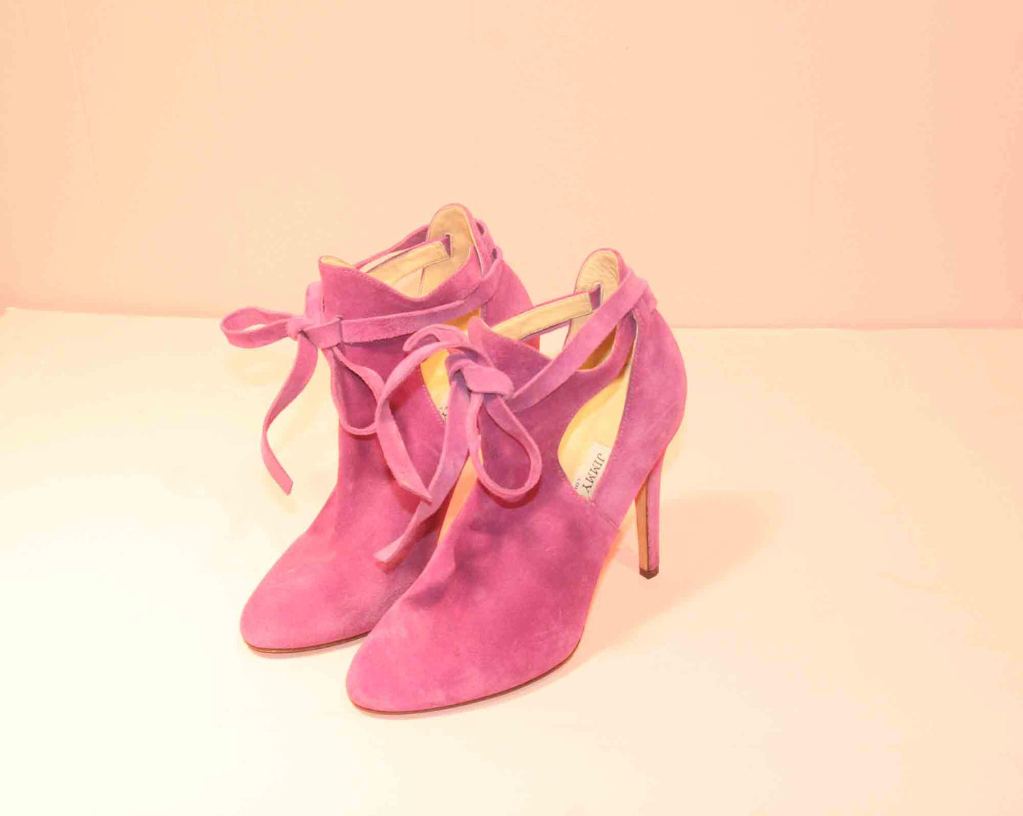 Purple Suede Jimmy Choo Booties