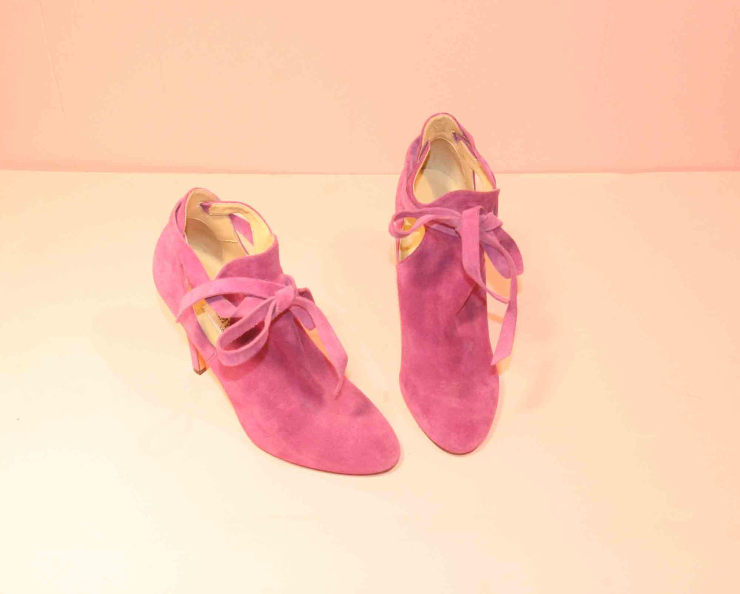 Purple Suede Jimmy Choo Booties