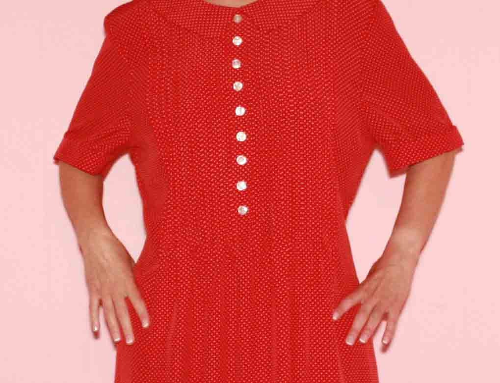 PolkaDot Red Maxi Dress