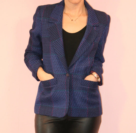 Wool Blazer/ Multicolor/ Small