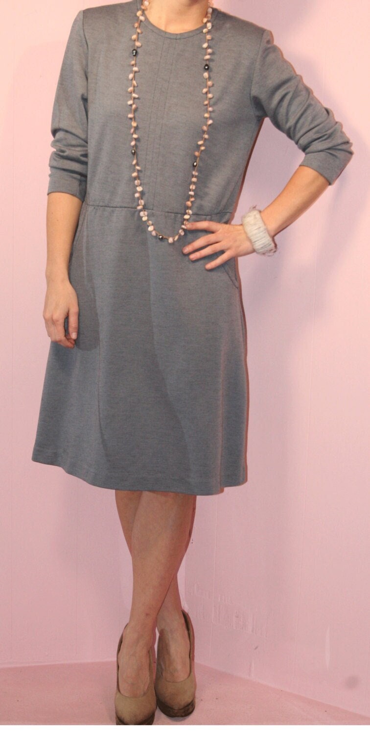 Grey Sweatshirt Dress