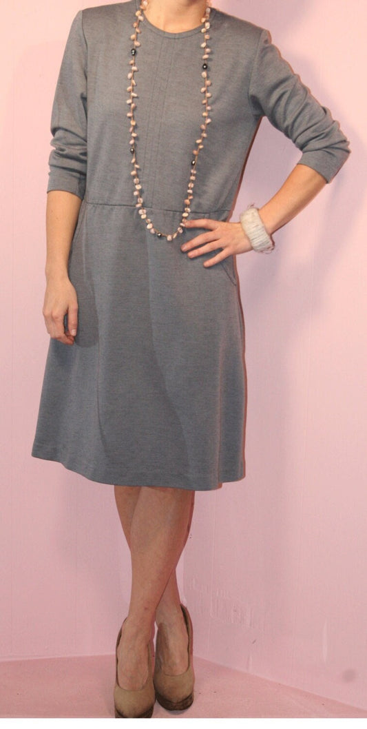 Grey Sweatshirt Dress